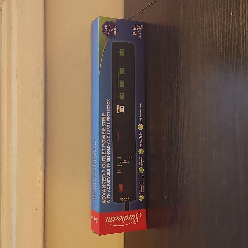 Sunbeam 7 Outlet Power Strip